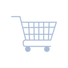 Shopping cart icon. Trolley symbol modern, simple, vector, icon for website design, mobile app, ui. Vector Illustration