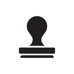 Rubber stamp icon. Stamp vector icon. Stamp flat sign design. symbol pictogram. UX UI icon