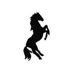 Fototapeta na wymiar Horse Icon, Vector, Silhouette template
