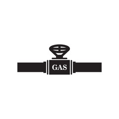 Gas pipeline vector icon. Tube flat sign design. Piping icon. Pipeline symbol pictogram. UX UI icon