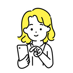 かわいい人物のイラストシリーズ _ 中性的な人物 _ 操作