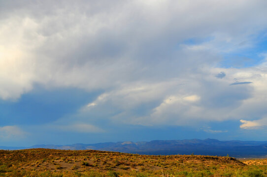 Storm Clouds Sonora Desert Foothills Arizona