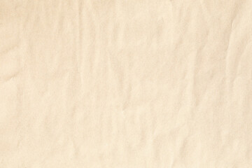 Brown kraft crumpled paper texture