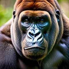 Obraz premium Animal Portrait, Generative AI