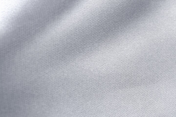 Closeup view of silver fabric as background