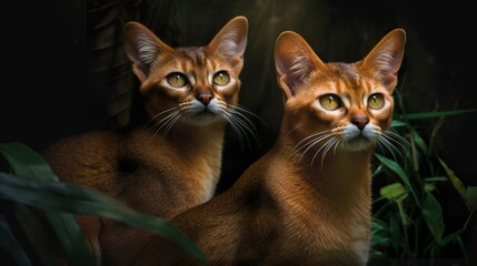 Jewels of the Wild: Portraying the Exotic Beauty of Abyssinian Cats