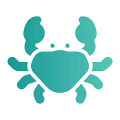 crab gradient icon