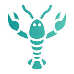 lobster gradient icon