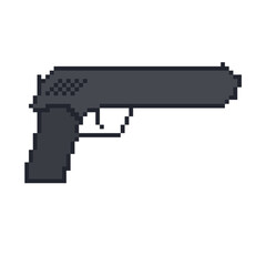 handgun pixel art