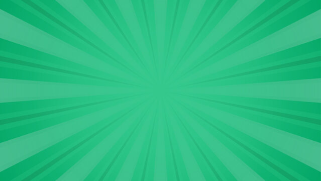 Simple Soft Green Sun Burst Vector Background