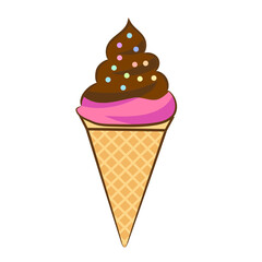 ice cream cone vector 