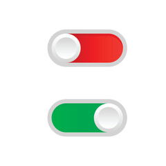 Switch button or turn on turn off power