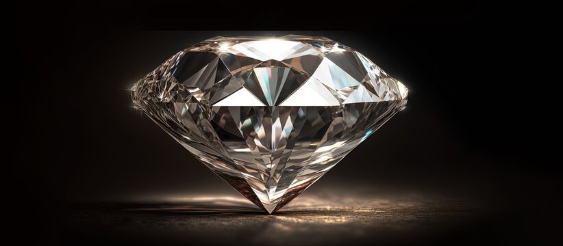 close up diamond by ai generative