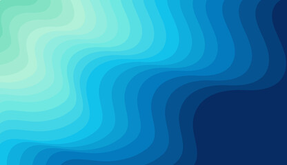 Abstract Background Pattern banner and flow, ocean, Paper cut, blend, sea, line, wavy, curve, geometric, wave, light, backdrop, graphic, texture, gradient, blue, shape, wallpaper, Vector illustration.