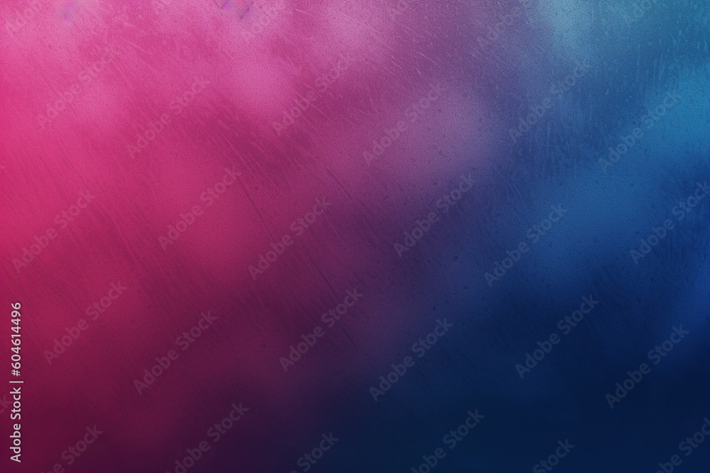 Poster pink and blue gradient with grainy noise effect with glassmorphism effect