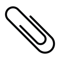 paper clip icon, paper vector, clip illustration