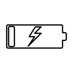 battery icon, power vector, electricity illustration