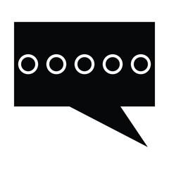 comment icon, talk vector, chat illustration