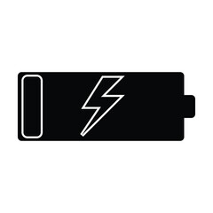 battery icon, power vector, electricity illustration