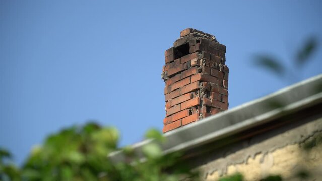 Chimney in the house