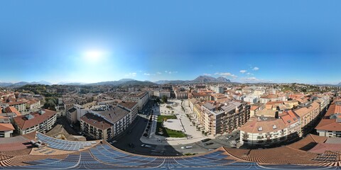 Piazza della Libertà, the center of Avellino, the capital of Irpinia and of the Province of...