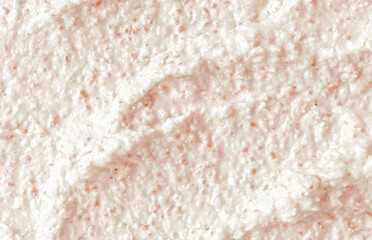 Baby food close-up. Porridge for newborns. Background food texture for kids. Milk mixture.