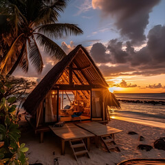 hut on the beach