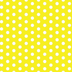 modern white colour dot pattern on yellow background