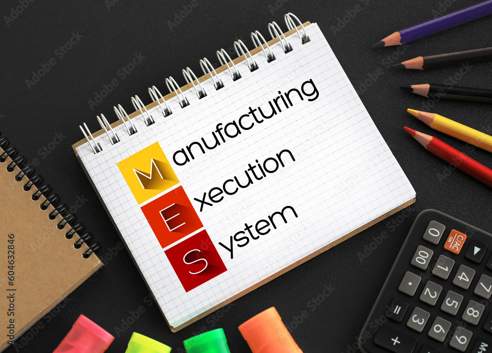 Poster mes manufacturing execution system - computerized systems used in manufacturing to track and documen