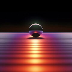 A hyper real photo of two horizontal lines - AI-generated