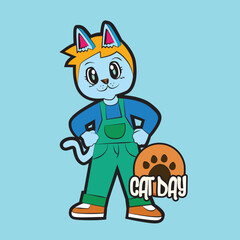 the rich cat illustration design for sukajan is mean japan traditional cloth or t-shirt with digital hand drawn Embroidery Men T-shirts Summer Casual Short Sleeve Hip Hop T Shirt Streetwear