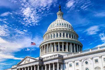 Fototapeta na wymiar The United States Capitol building