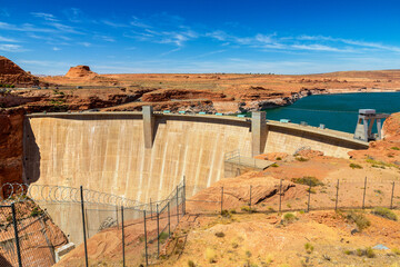 Glen Canyon Dam at Colorado river