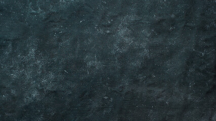 Dark mottled rustic background. Black blue canvas backdrop for design. Natural linen colored black blue dirty canvas fabric background or texture. Banner - obrazy, fototapety, plakaty