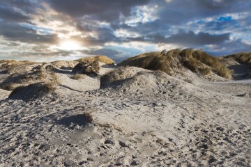 rocks  and dune’s on the beach © Rolf