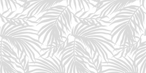 Tropical exotic leaves or plant seamless pattern for summer background and beach wallpaper.