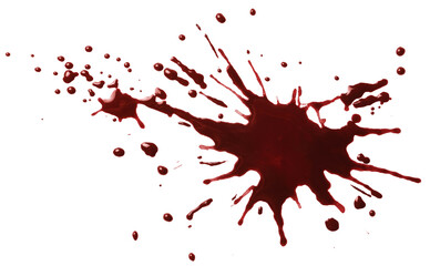 Blood drops cut out