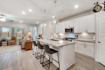 a white home kitchen 
