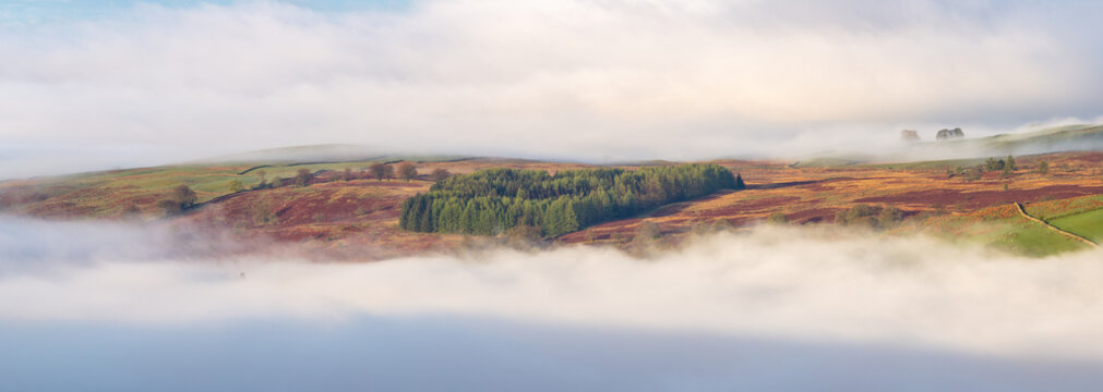 Kentmere Spring Temperature Inversion from  Shipman Knotts, Lake District Landscape