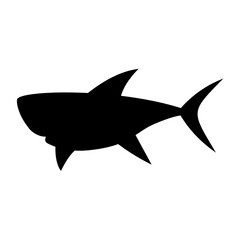 Shark silhouette.