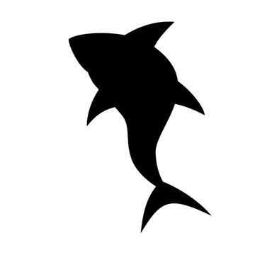 Shark silhouette.