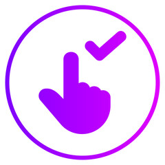 vote gradient icon