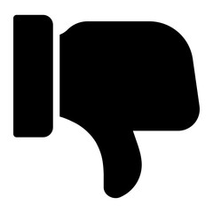 dislike glyph icon