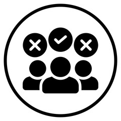 candidates glyph icon