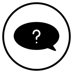 online voting glyph icon