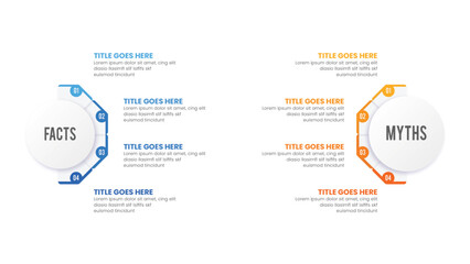 Dos and Don'ts, Comparison Chart Infographic Template Design
