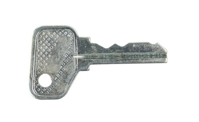 Old Key isolated on white background