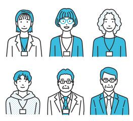 人物アイコンセット