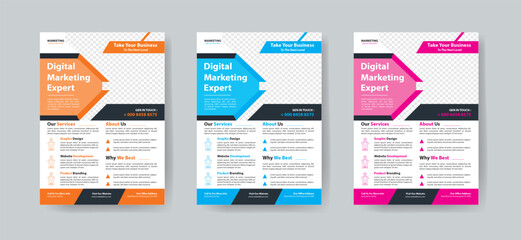 Creative professional a4 flyer, flyer template layout design, business flyer, Business brochure flyer design layout template, corporate banners and leaflets