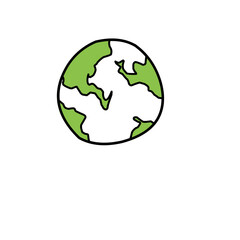 Hand Drawn earth 